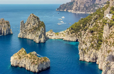 Isola di Capri – gita in aliscafo dalla costa cilentana, Grotta Azzurra e Villa Jovis Campania